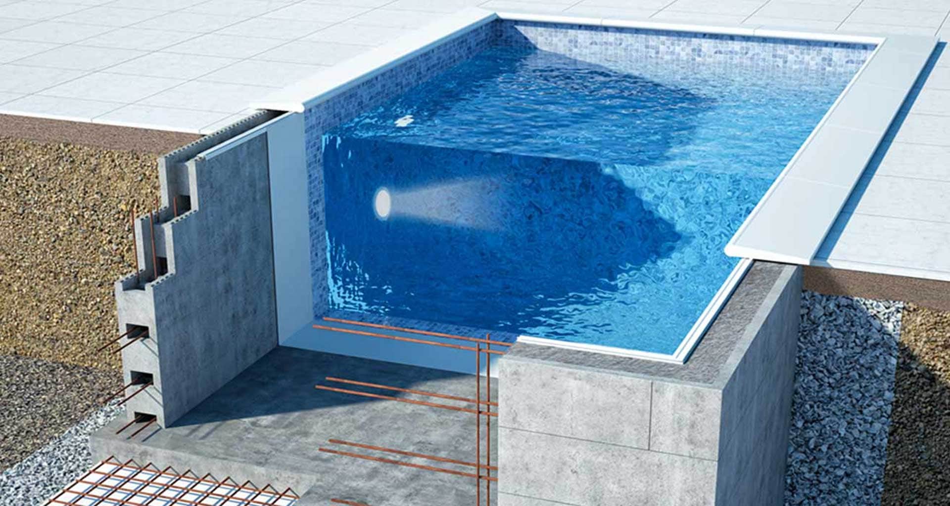 Thermopool, sprängskiss, Pool store